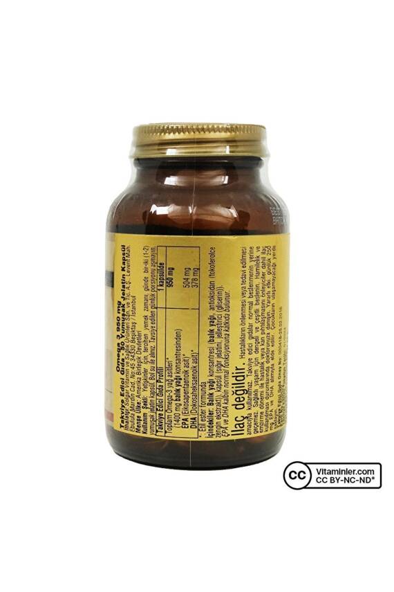 Solgar Omega 3 950 Mg 50 Softgel Kapsül - 2