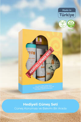Tto 3’lü Hediyeli Güneş Bakım Seti Spf 50 Güneş Kremi Stick Güneş Sonrası Losyon - Tto