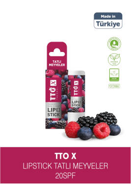 Tto X Tatlı Meyveler Lipstick 20 SPF Korumalı - Tto