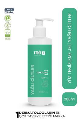 Tto X Yüz Temizleme Jeli Yağlı Ciltler 200 ml - Tto
